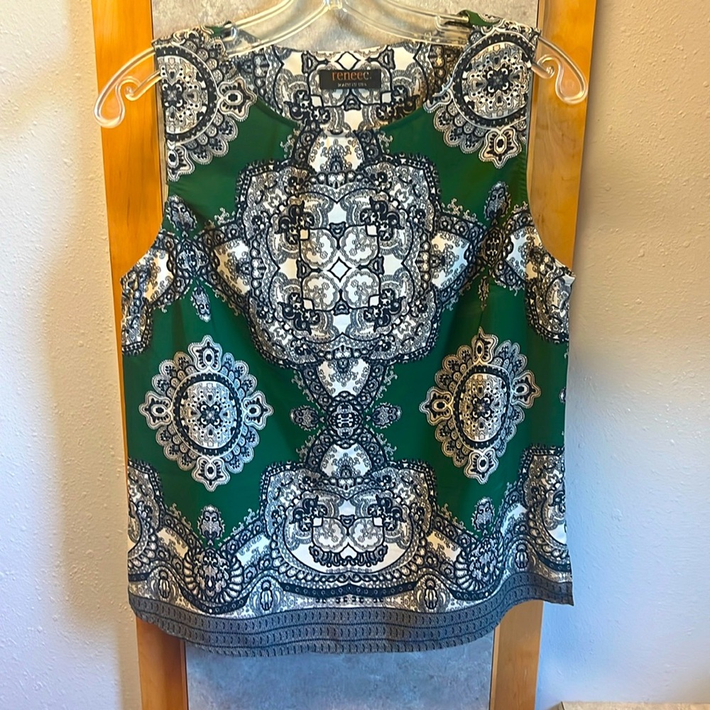 Renee C. Sleeveless blouse